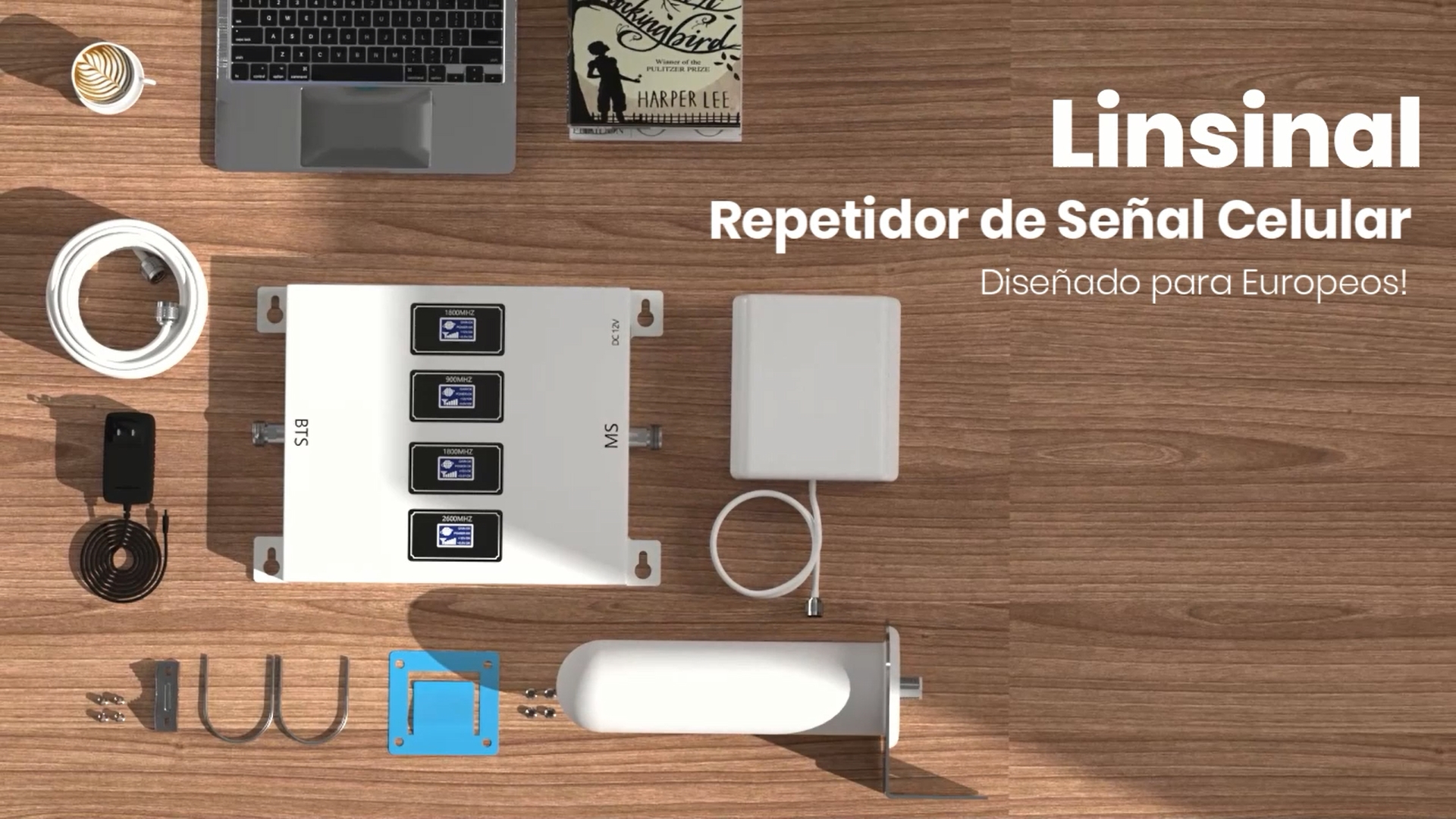 Amplificatore Segnale Cellulare 4G/5G Per Casa E Ufficio - Booster Con Antenne Ad Alto Guadagno, Copertura 1500 Piedi Quadrati - Foto 4