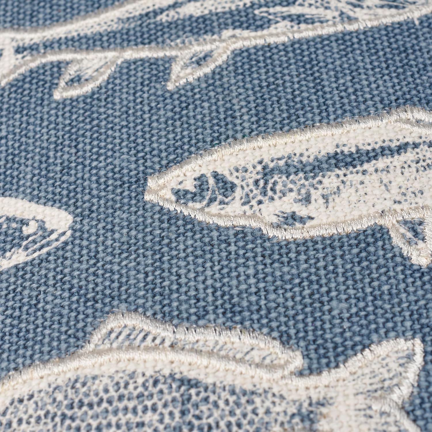 Primitives by Kathy School of Fish Pillow with Decorative Cover, 20" x 20"