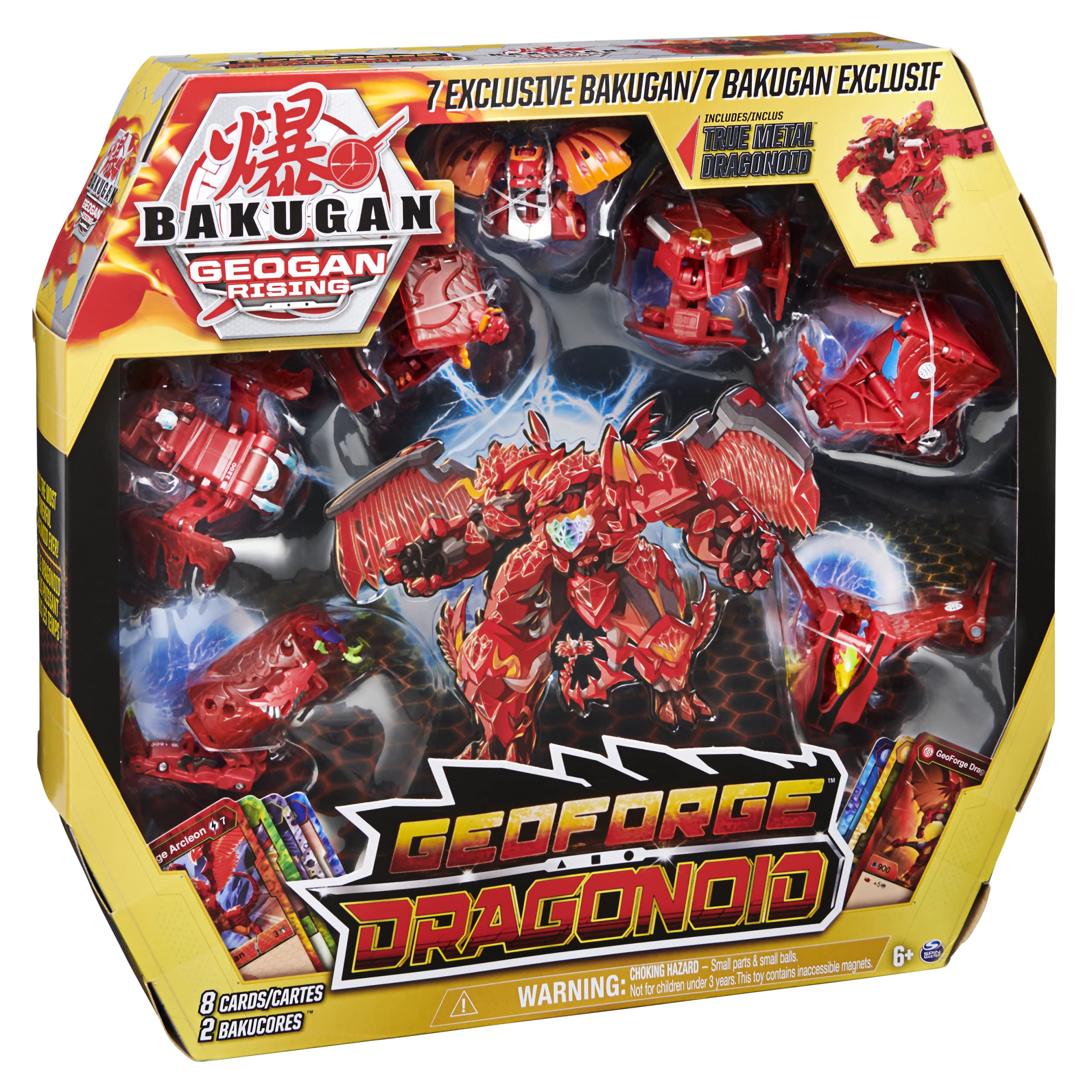 Bakugan Dragonoid, 7in1 Includes Exclusive True Metal