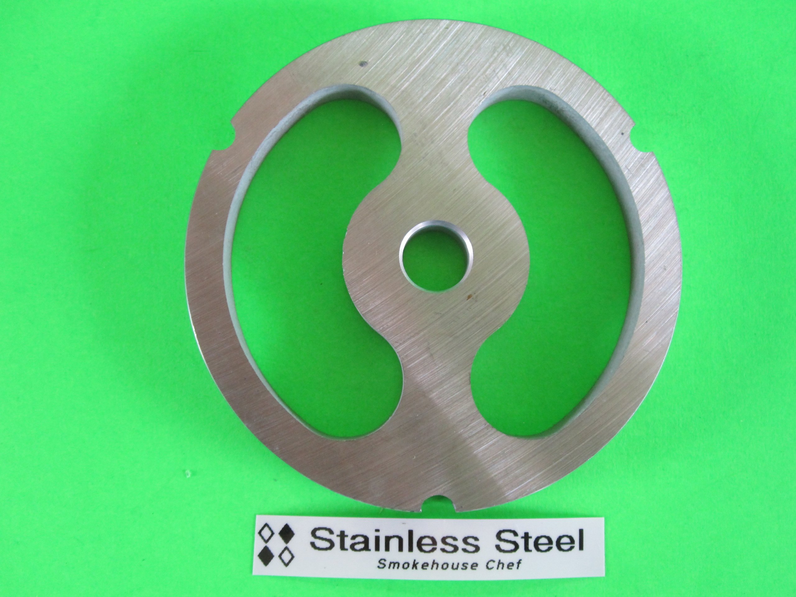 #32 Sausage Stuffer Stuffing Kidney STAINLESS STEEL Meat Grinder plate disc for Hobart LEM Cabelas Universal Torrey MTN & others