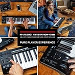 M-AUDIO Keystation 49 MK3 - Synth Action 49 Key USB MIDI Keyboard Controller with Assignable Controls, Pitch and Mod Wheels, and Software Included