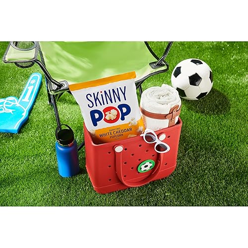 Miniatura 3 de SkinnyPop Palomitas de maíz cheddar blancas, bolsa de tamaño de comestibles de 4.4 onzas, pop delgado, aperitivos de palomitas de maíz saludables,