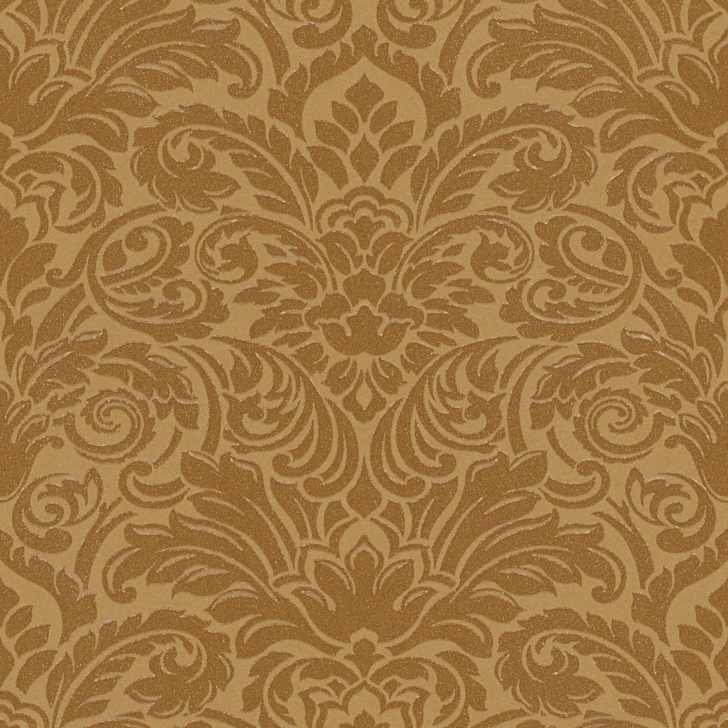 Papier peint baroque or Profhome 305454-GU intissé mat 5,22 m2 pour rénovation élégante