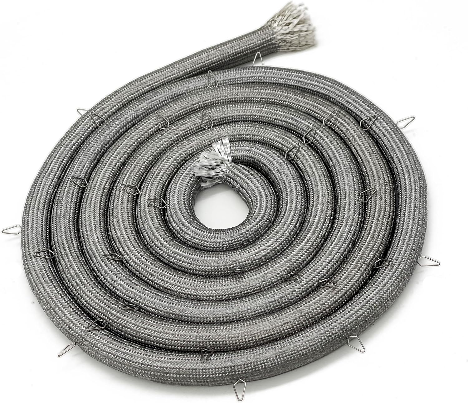 Upgraded Whole Parts Range/Oven Door Seal Gasket (Including 29 Mounting Clips) Part# 00491569 - Replacement & Compatible with Some Bosch and Thermador Ranges or Ovens