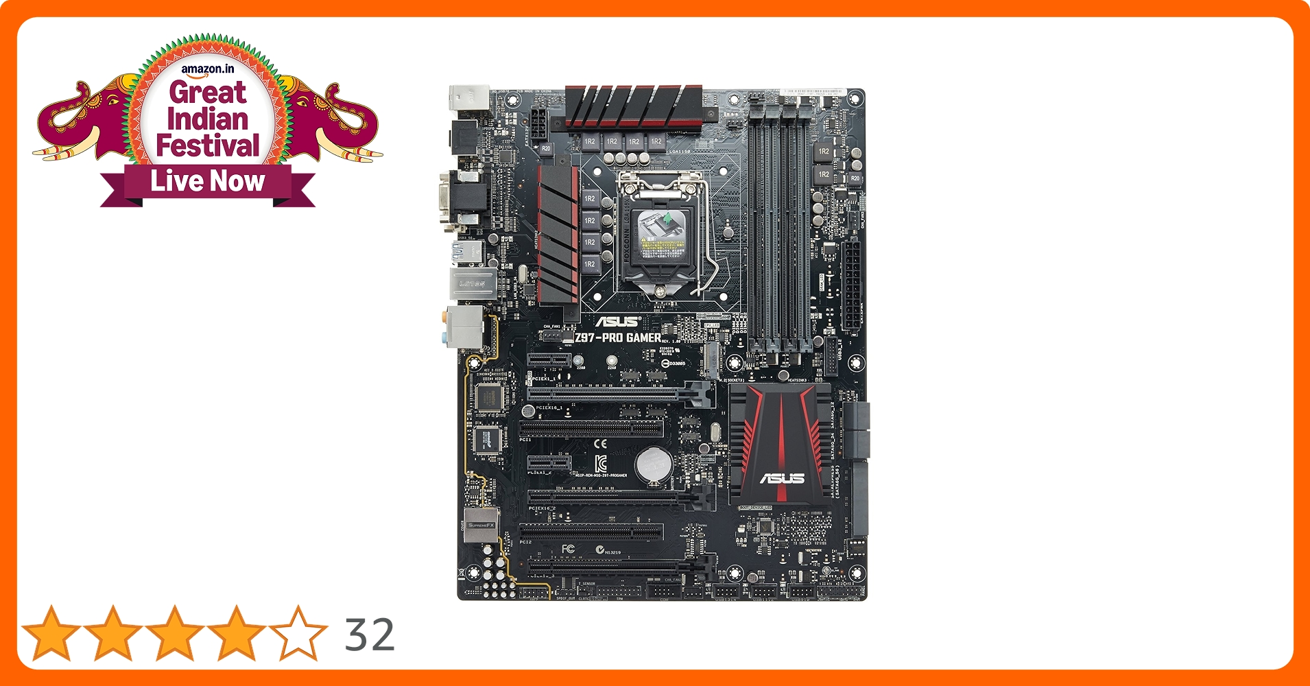 Amazon.in: Buy Asus Intel Z97-PRO-GAMER Motherboard Online