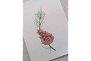 Manual Stem Print Machine for Pine Cone - Nature-Inspired Botanical Printing without Ink or Paint