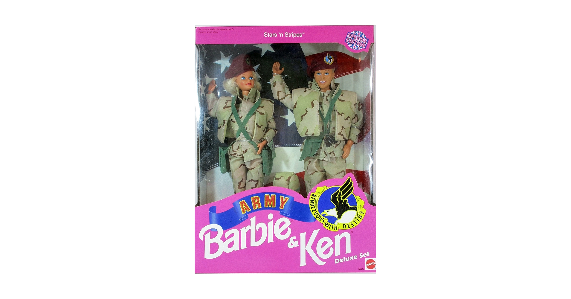 Amazon.com: Star 'N Stripes ARMY Barbie & Ken Deluxe Set