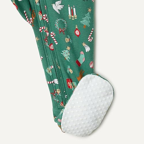 Miniatura 3 de Tienda Essentials x Sofia Grainge - Body unisex con pies de algodón para dormir y jugar, paquete de 2