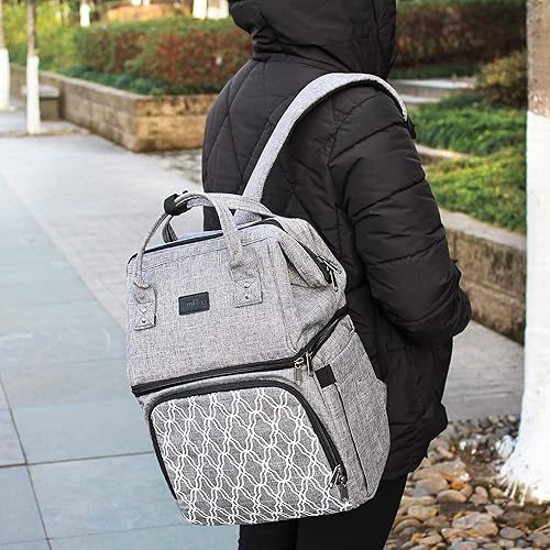 Miniatura 7 de AmHoo Lonchera térmica con aislamiento, mochila impermeable a prueba de fugas, bolsa de almuerzo para hombres y mujeres, senderismo, playa, picnic,