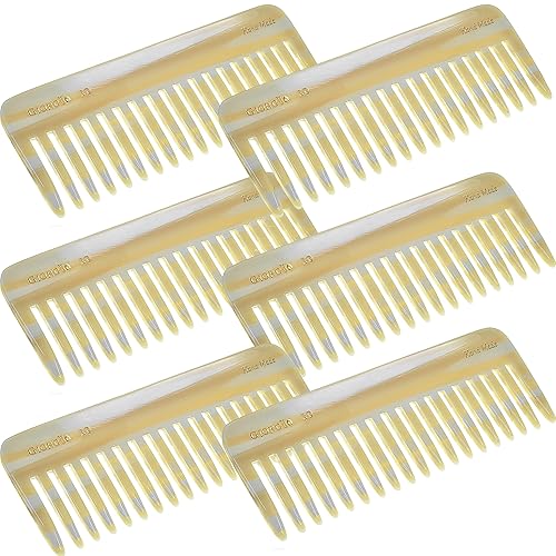 Miniatura 63 de Giorgio G49 - Peine desenredante grande de 5.75 pulgadas, dientes anchos para cabello grueso y rizado, peine desenredante de pelo largo para húmedo