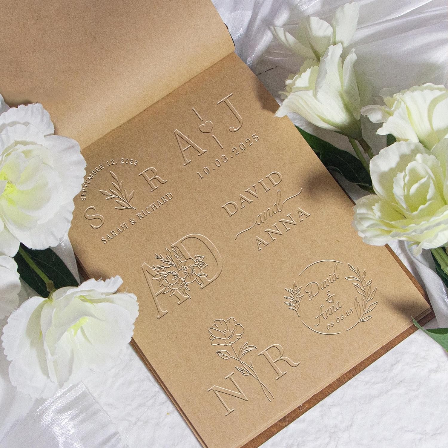 Personalized Wedding Embosser - Monogram Embosser, Napkin Embossers, for Envelope and Invitation