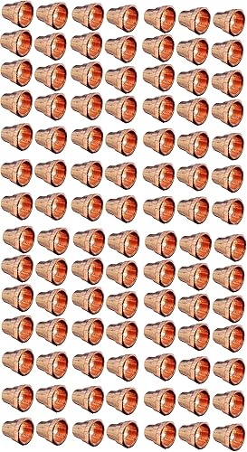 Miniatura 5 de EZ-FLUID Fontanería (10 unidades) Adaptador hembra de cobre C X FIP LF de 1/2 pulgada C X FIP LF Conexiones de cobre a presión, conexión de