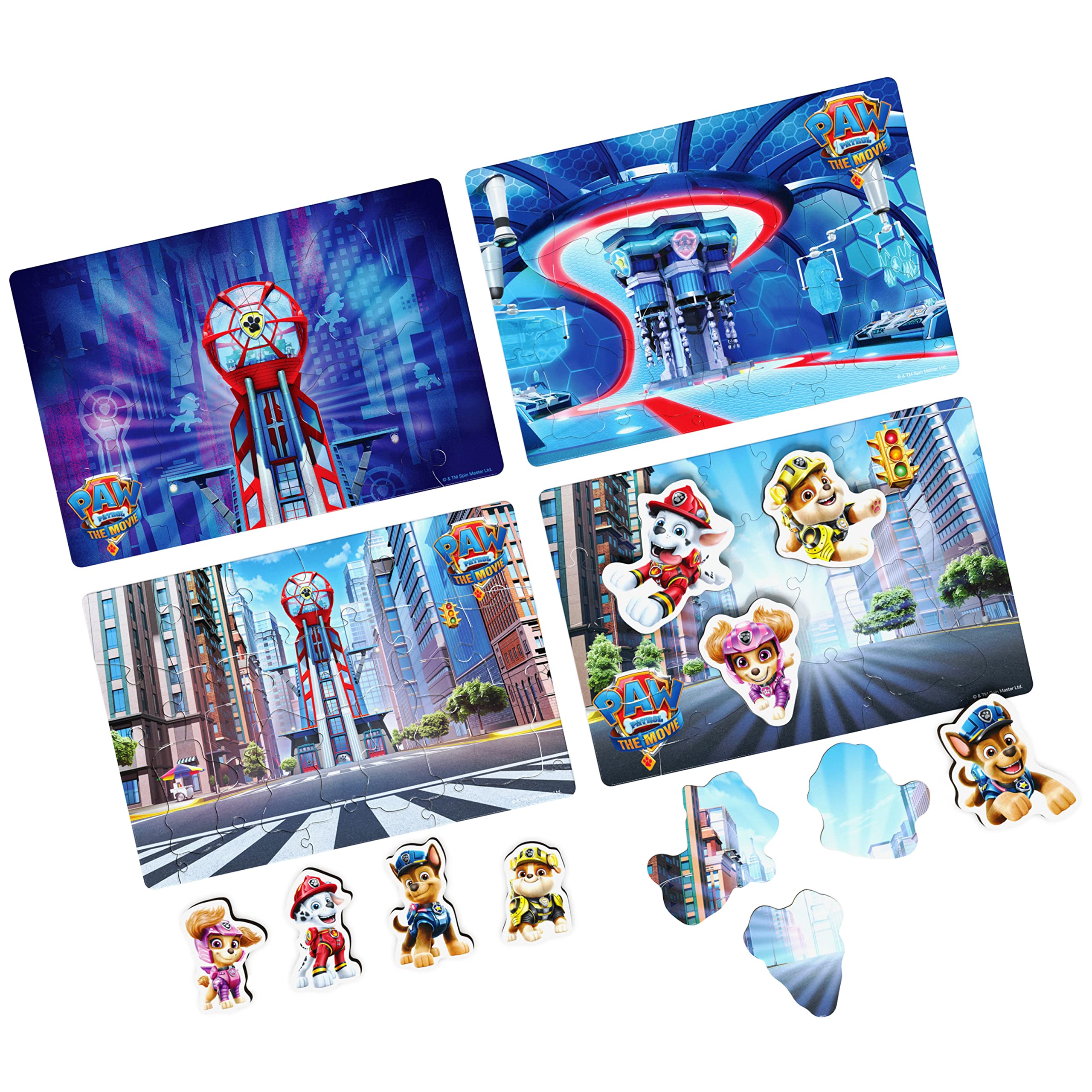 Ravensburger - Paw Patrol 4 Large Shaped Puzzles - View #9