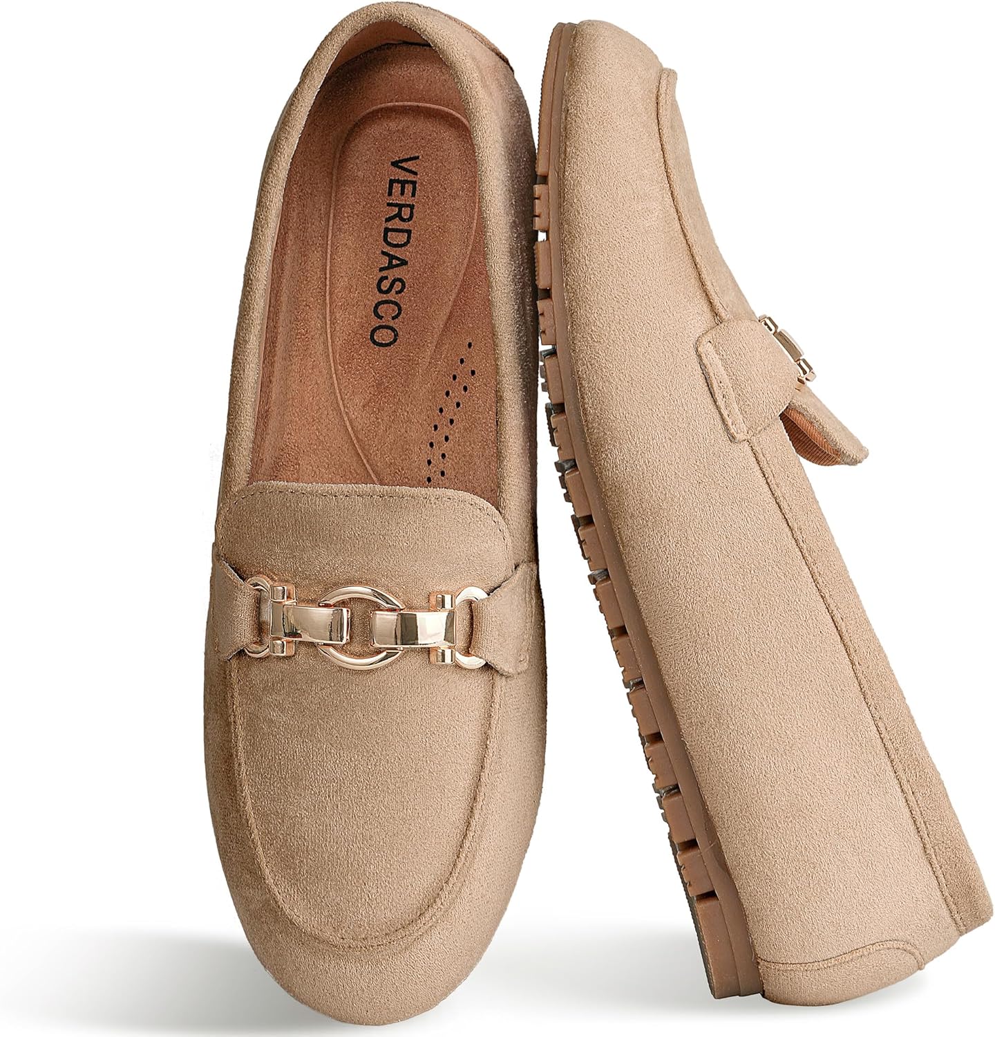 VERDASCO Women's Loafers Comfort Slip-Ons Flat Work Shoes Casual Moccasins Penny Loafers Lady Dress Shoes - Image 6