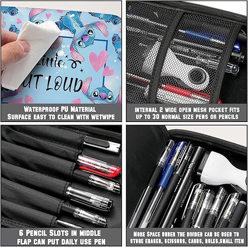 Miniatura 5 de FYWZXED Estuche para lápices Stitch (2)