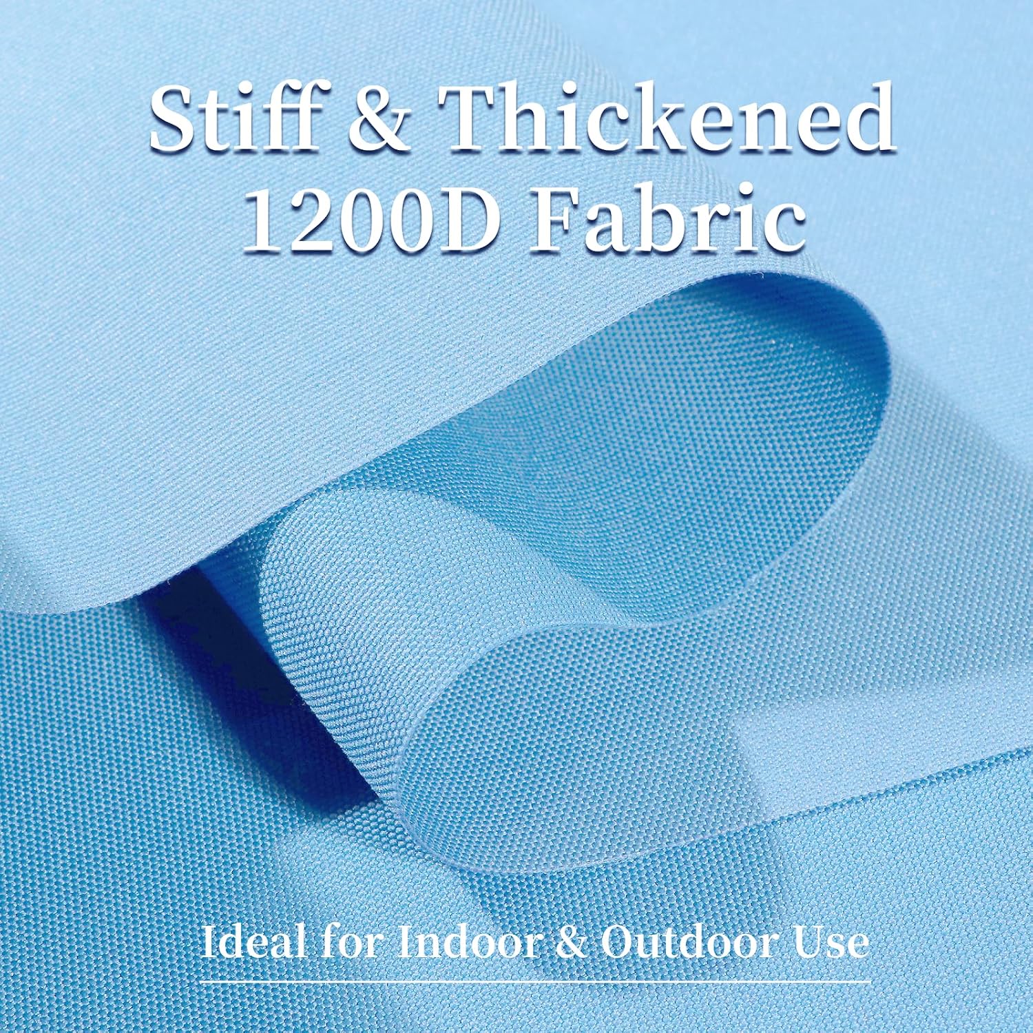 1200D Heavy Duty Oxford Fabric by The Yard – Waterproof Polyester Canvas for DIY Projects, Tarp Replacement, Bag Making, Outdoor Furniture Covers, Boat Covers, Patio Cushions & More, 58" Wide