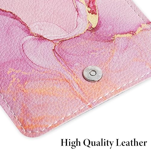 Miniatura 6 de Hennaja Organizador de tarjetas de visita, soporte para tarjetas de visita, funda de piel sintética, carpeta de organización con nombre y tarjeta de