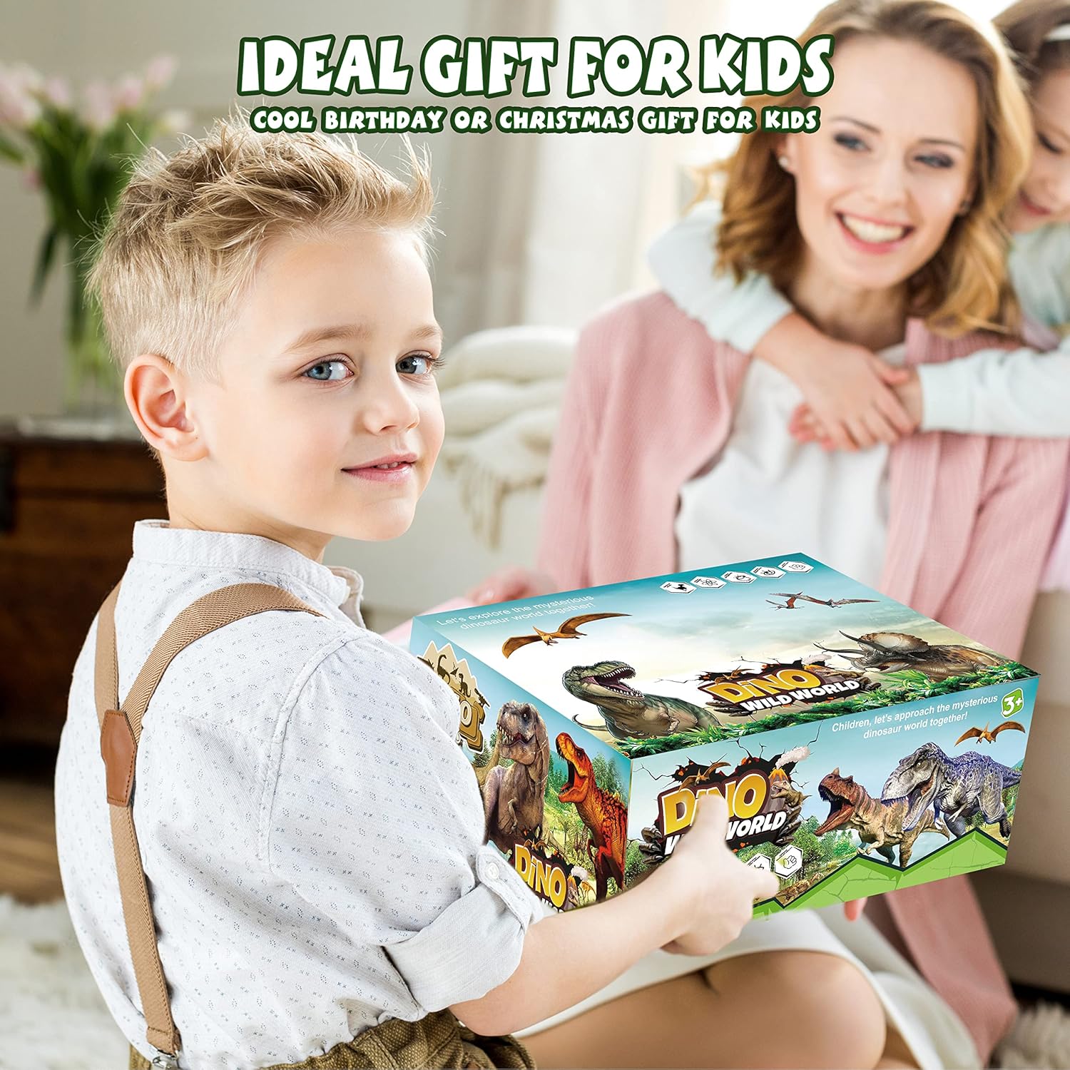 Buy 2023 New] Dinosaur Toys with 12 Realistic Dinosaur Figures, with