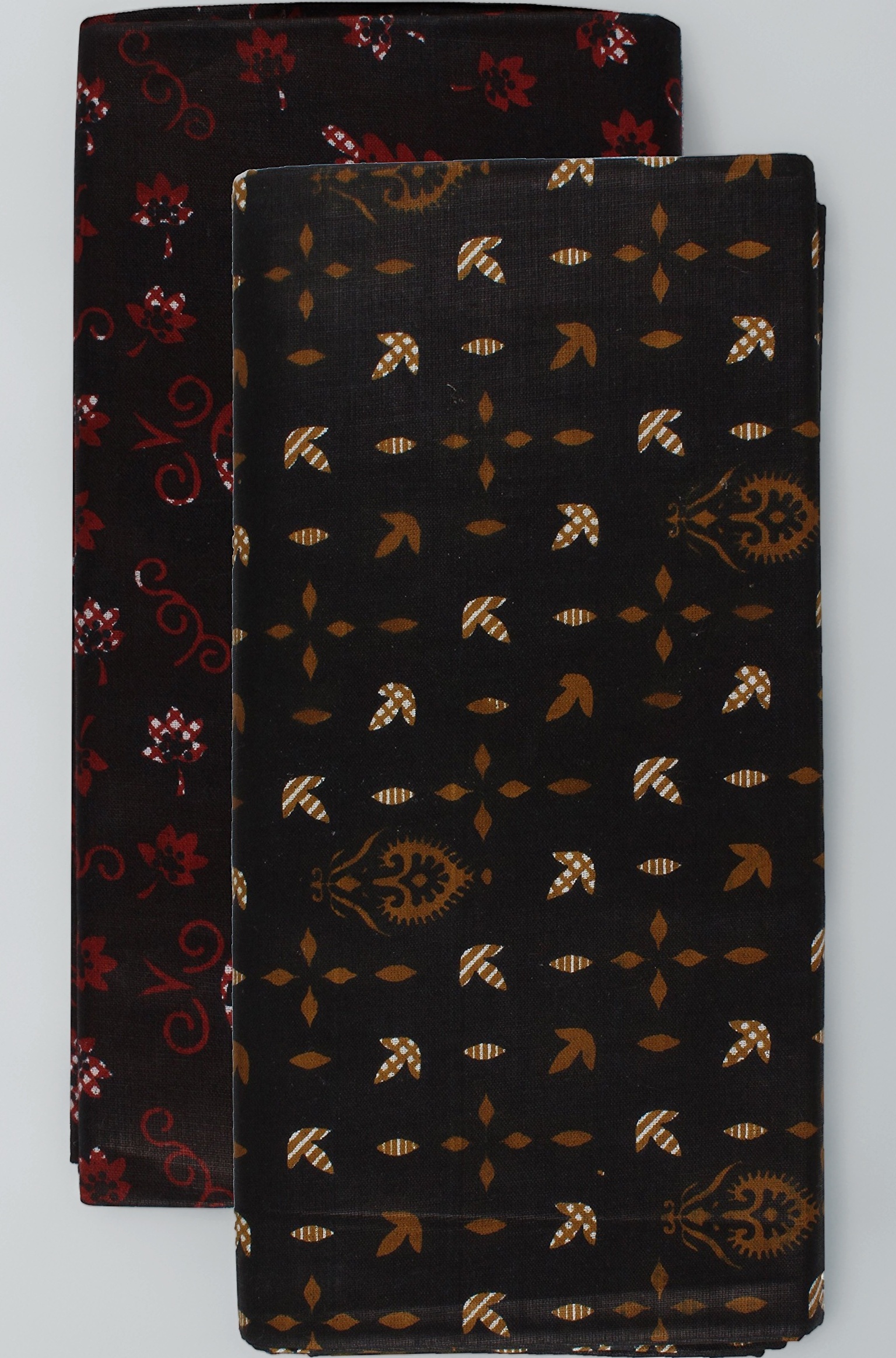 Papaya Men's Cotton Lungi (Multi-Coloured, 2.10 Meter, Pack of 2)