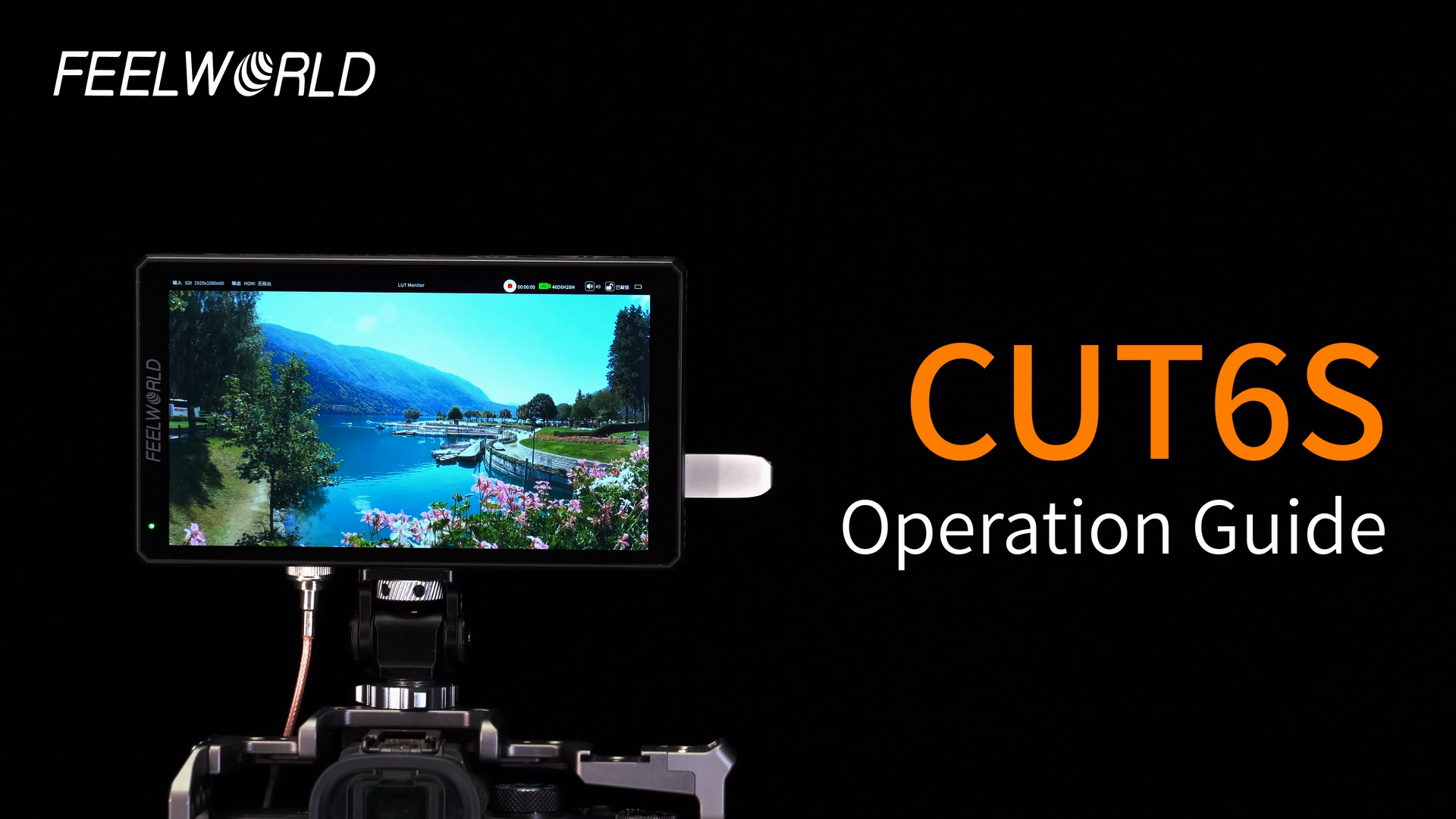 Amazon.com : FEELWORLD CUT6S 6 Inch Recording Monitor Field Camera