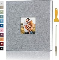 Vista 16 de Álbum de Fotos con Páginas Autoadhesivas para Fotos de 4x6 5x7 8x10 Pulgadas, Álbum de Fotos Magnético tipo Scrapbook con Páginas Adhesivas, Libros