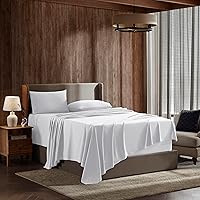 Vista 59 de Nestl - Juego de sábanas. Juego de sábanas 1800 con bolsillo profundo – Sábanas de microfibra de doble cepillado lujosas de hotel – Sábana