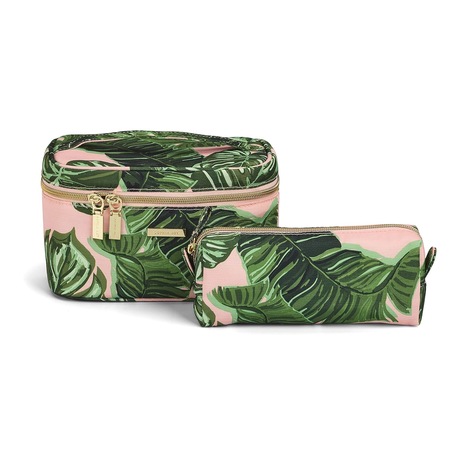 Allegro Women's 2-Piece Train Case Set, Multi, 8.5 x 3.5 x 6.5 inches : Beauty & Personal Care