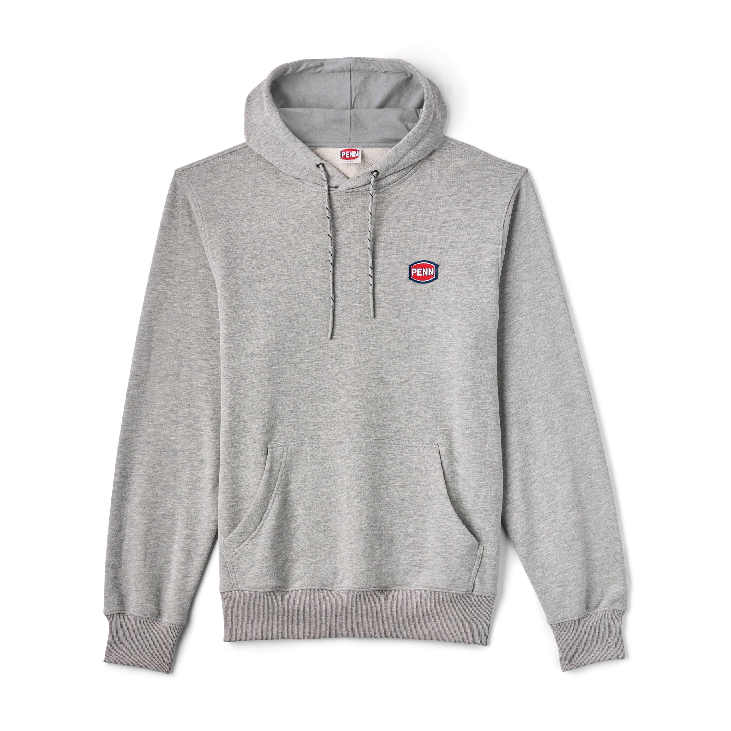 PENN mens Logo Pullover, Heather Grey, M