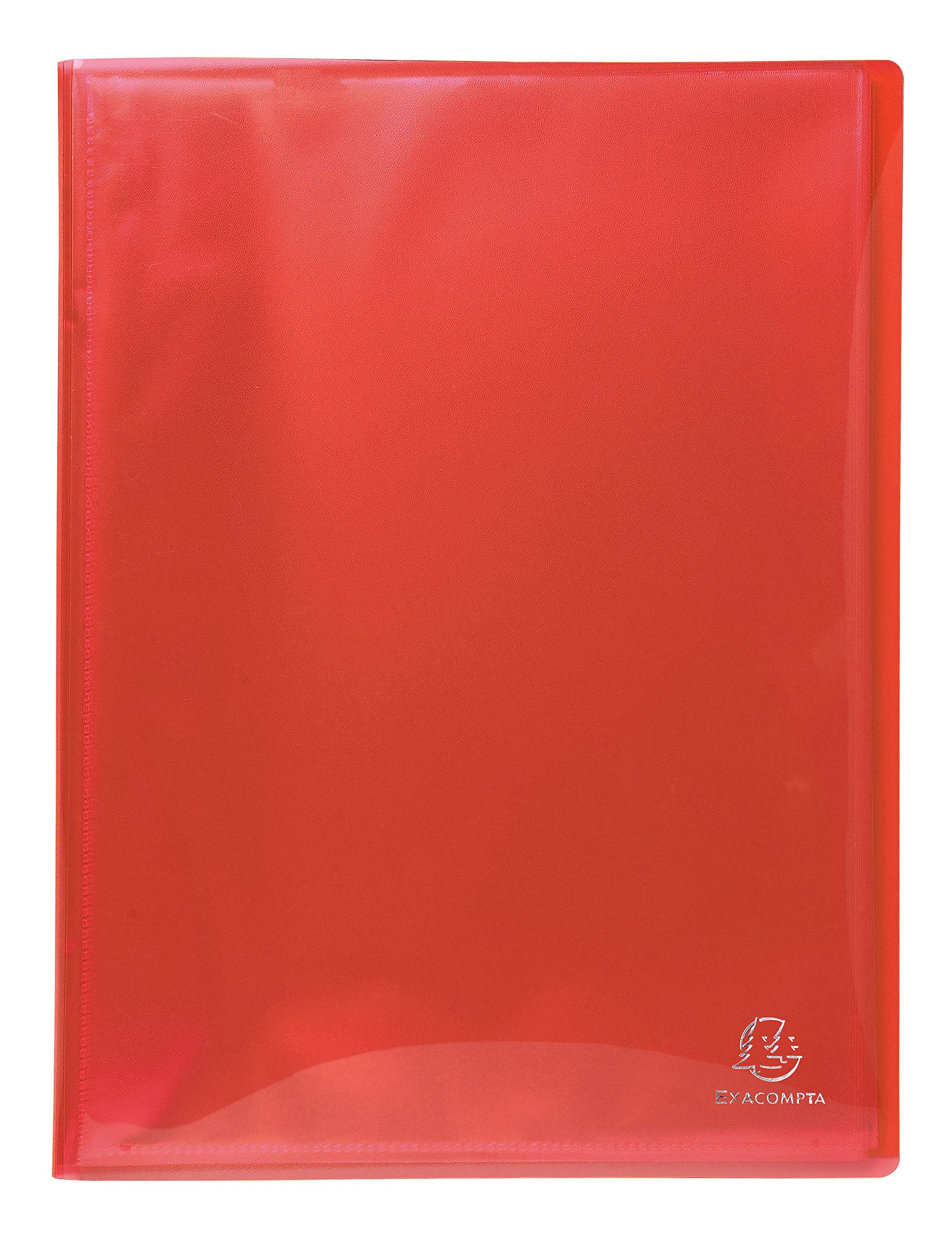Exacompta 85970E - Confezione da 8 cartelle da 100 tasche, formato A4, multicolore