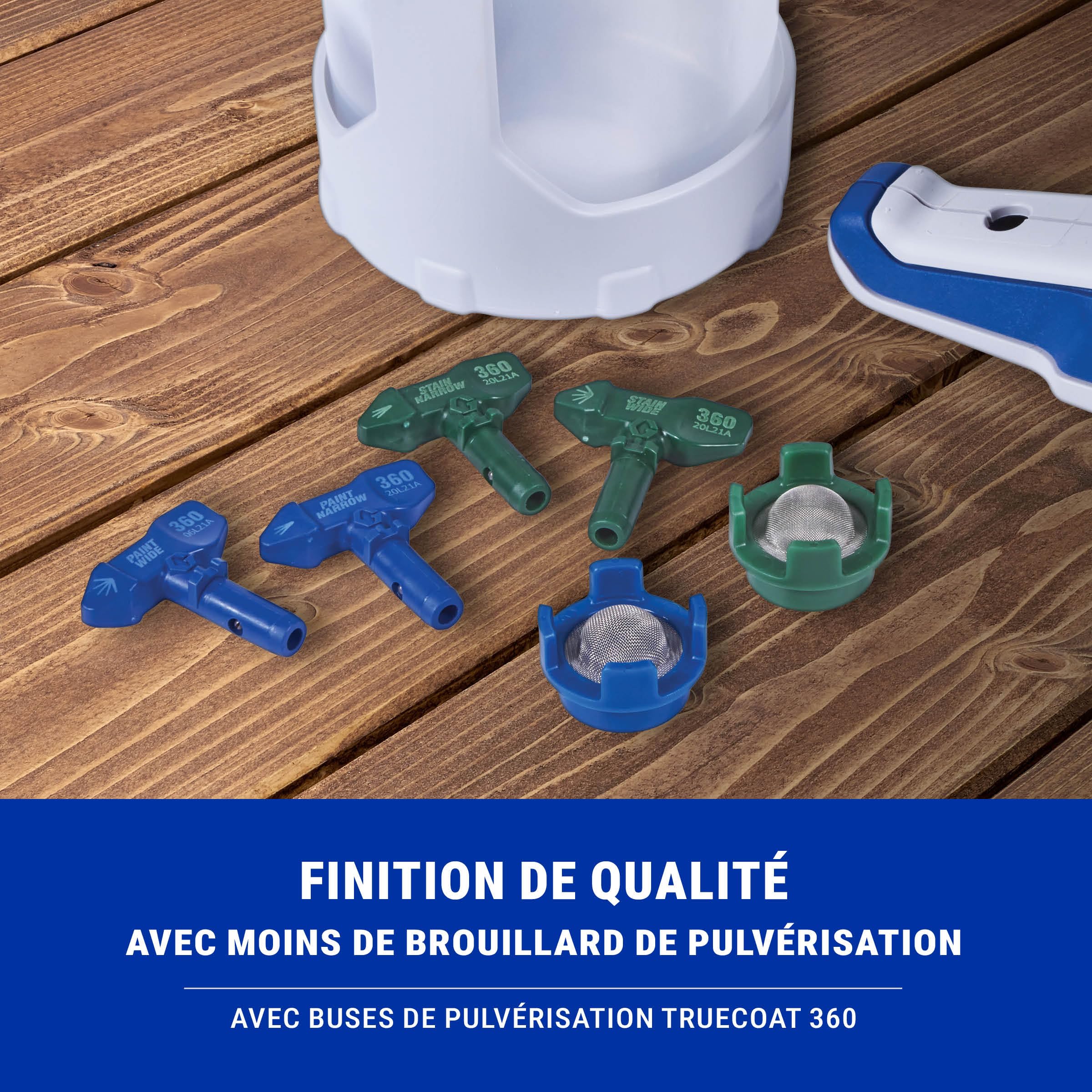 Graco TrueCoat 360 26D520 Pistolet portatif Double Vitesse