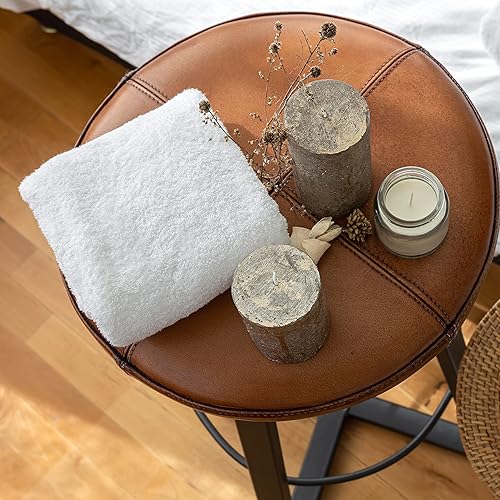 Miniatura 6 de Towel and Linen Mart - Juego de 24 paños de lavado, 100% algodón, paños de franela de color blanco, altamente absorbentes y suaves al tacto