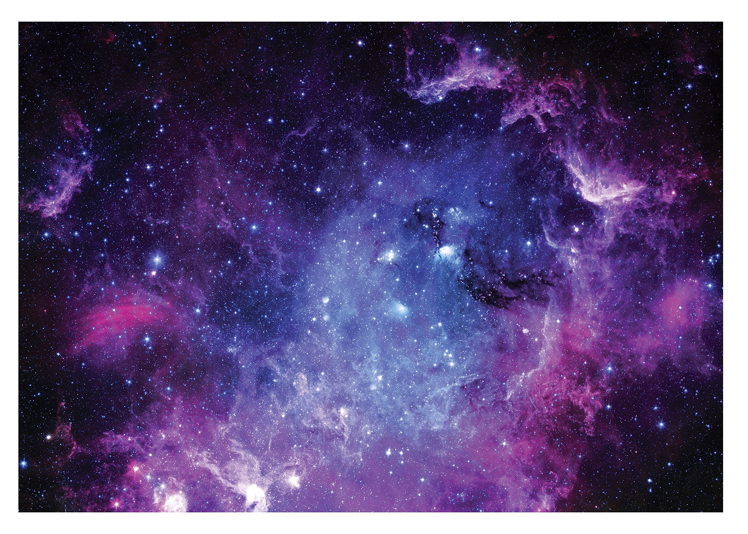 WallArena Vlies Fototapete, Weltraum, 368x254cm | Fototapeten - Tapeten - für Wohnzimmer Schlafzimmer - Vliestapete Wandtapete Tapete 3D Effekt- inkl. Kleister
