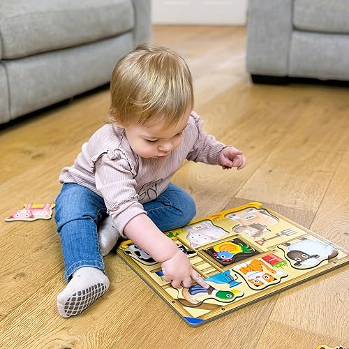 Miniatura 3 de The Learning Journey: My First Lift & Learn - On The Farm - Desarrollo intelectual de rompecabezas activo temprano - Juego de rompecabezas para