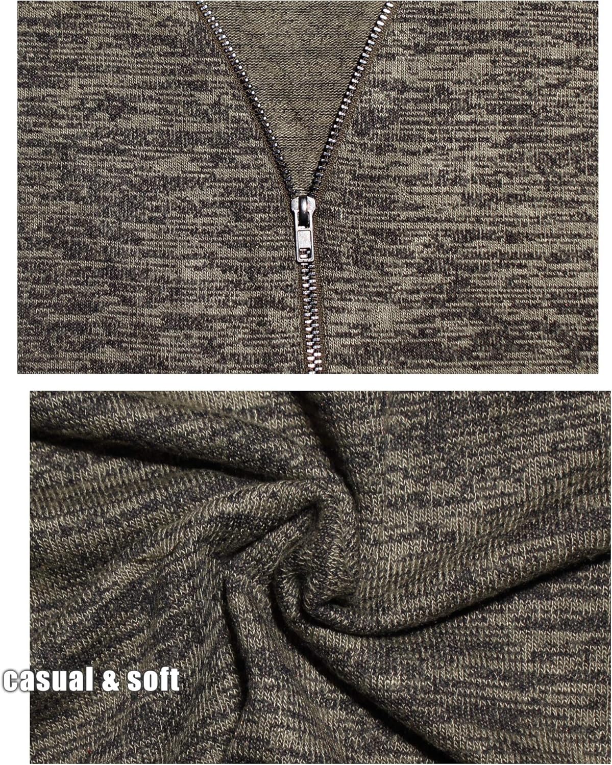 LUSMAY Women's Casual Zipper V Neck Short Sleeve Tunic Tops Loose Fitting T Shirts Blouse - Image 6