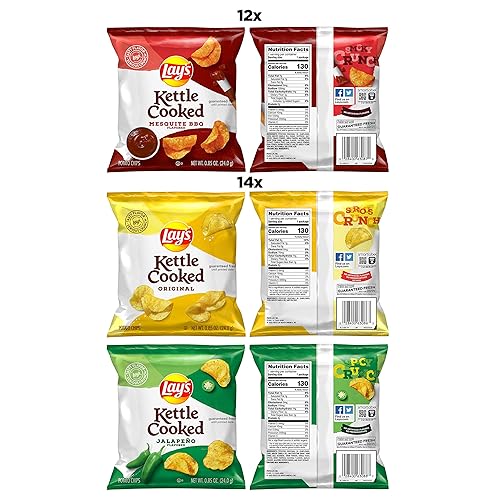 Miniatura 2 de Lays Kettle Cooked - Paquete variado de papas fritas paquete de 40