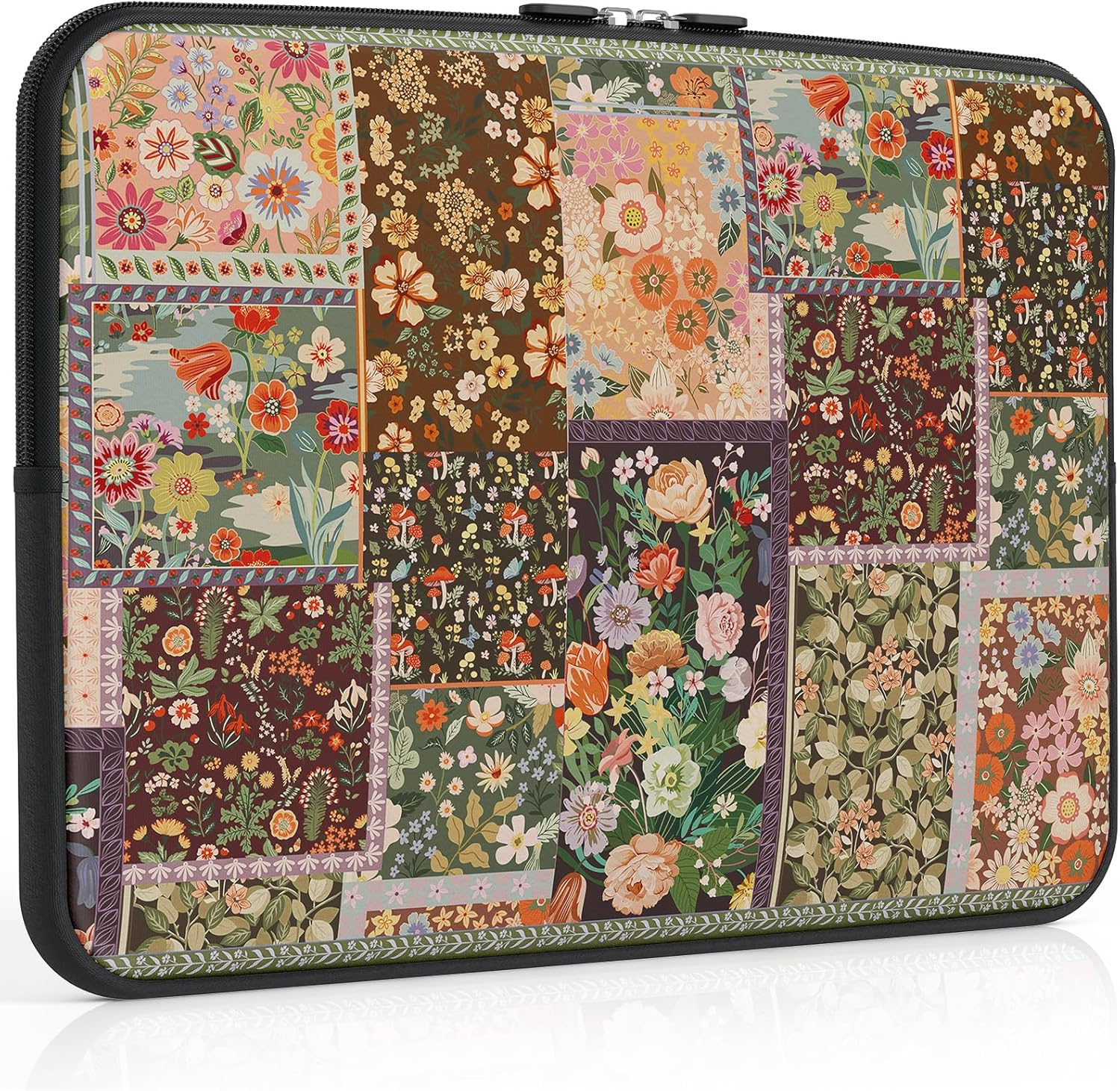 iCasso Laptop Sleeve 13 inch for MacBook Air 13-13.6 inch M3/M2/M1, Vintage Laptop Sleeve for MacBook Pro 13 inch, Slim Protective Travel Carrying Case for MacBook Pro 14'', Chromebook HP Dell, Brown