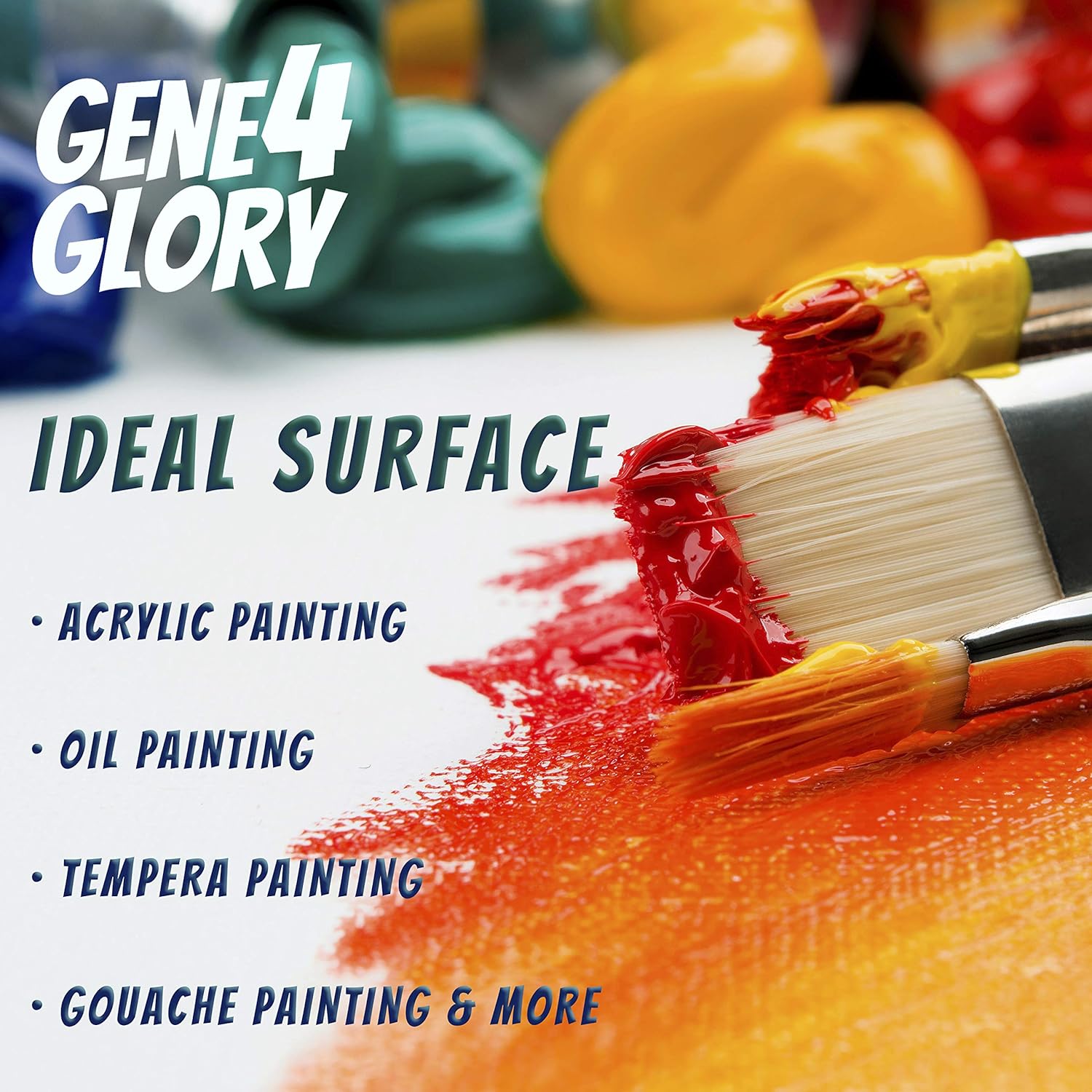 GENE4GLORY Canvas Panel Painting Boards 5 x 7 inch, 60 Pack, Art Canvas for Hobby Painters,Students & Kids