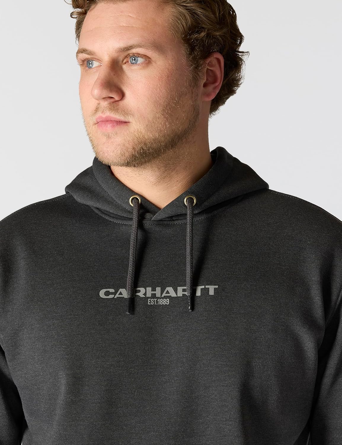 Carhartt Men's Rain Defender Loose Fit Midweight 1889 Graphic Sweatshirt - Image 3