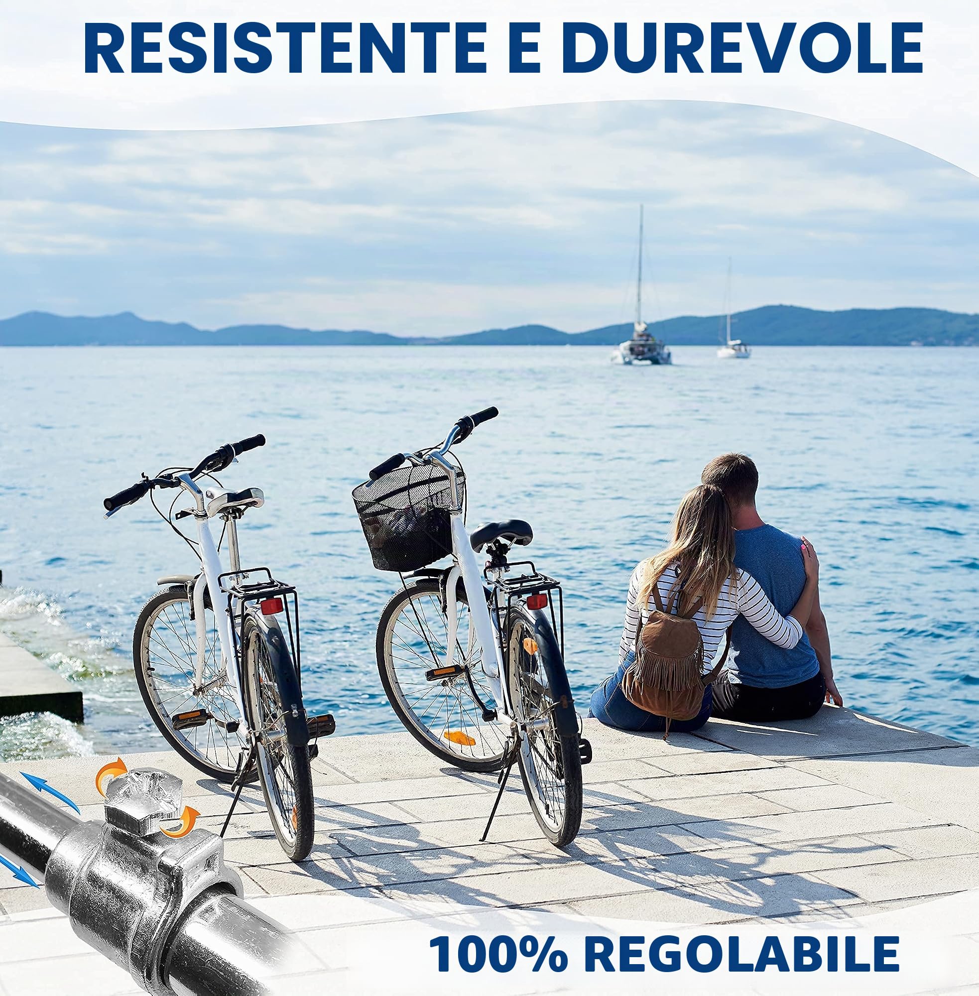 Cavalletto regolabile bici 330mm Reggi Ciclo laterale Universale Alluminio per Bicicletta da 16'' a 29'', accorciabile con vite robusto e antiruggine antirottura, Piedino di Gomma Antiscivolo