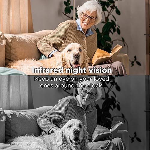 Miniatura 4 de Motorola Connect40 by Hubble - Monitor de video conectado para bebés, unidad de padres de 5 pulgadas y visualización HD Wi-Fi para bebés, ancianos,