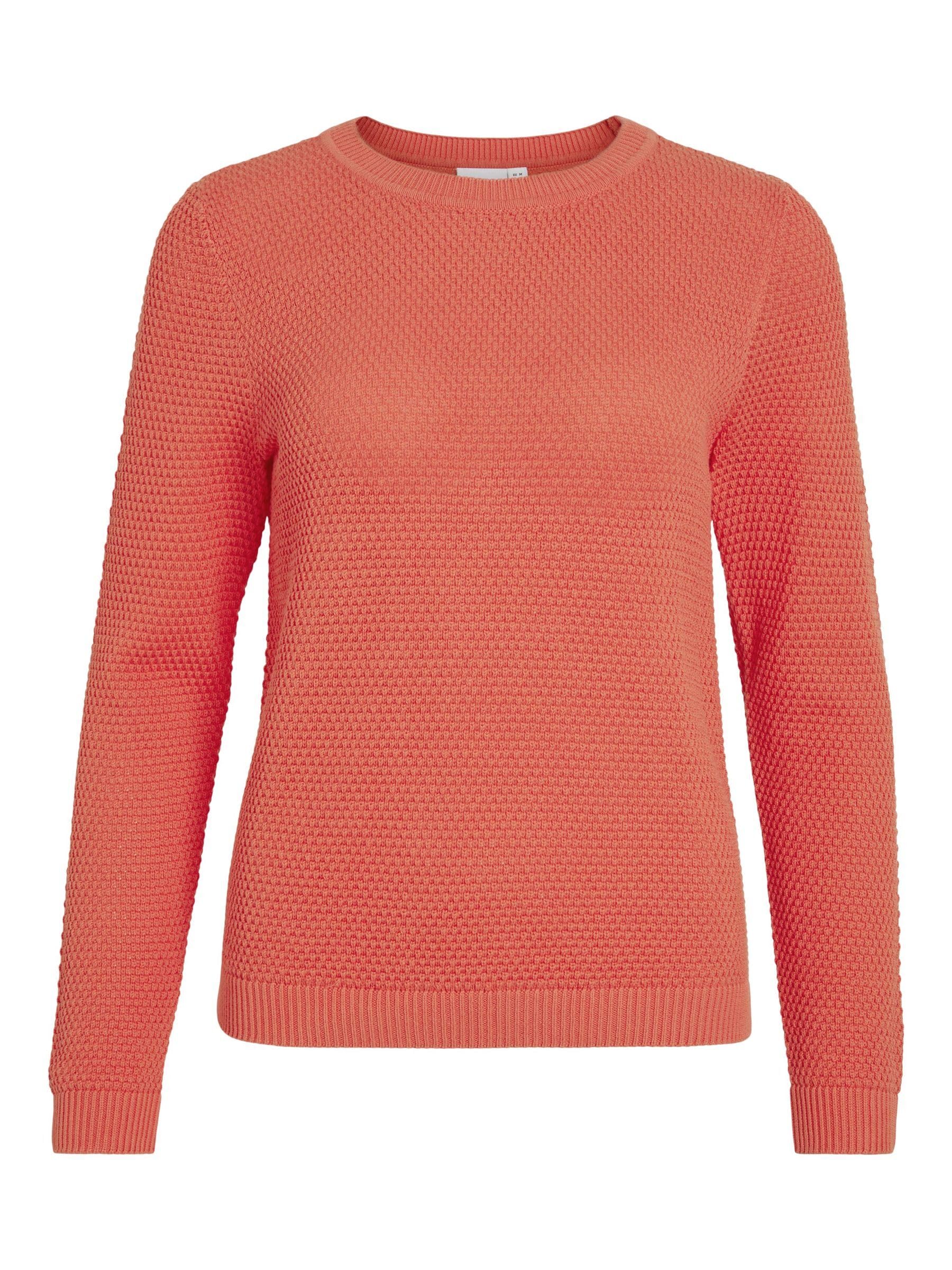 Vila Women's Dubarry Vidalo O-Neck L/S Knit Top Noos, Xs