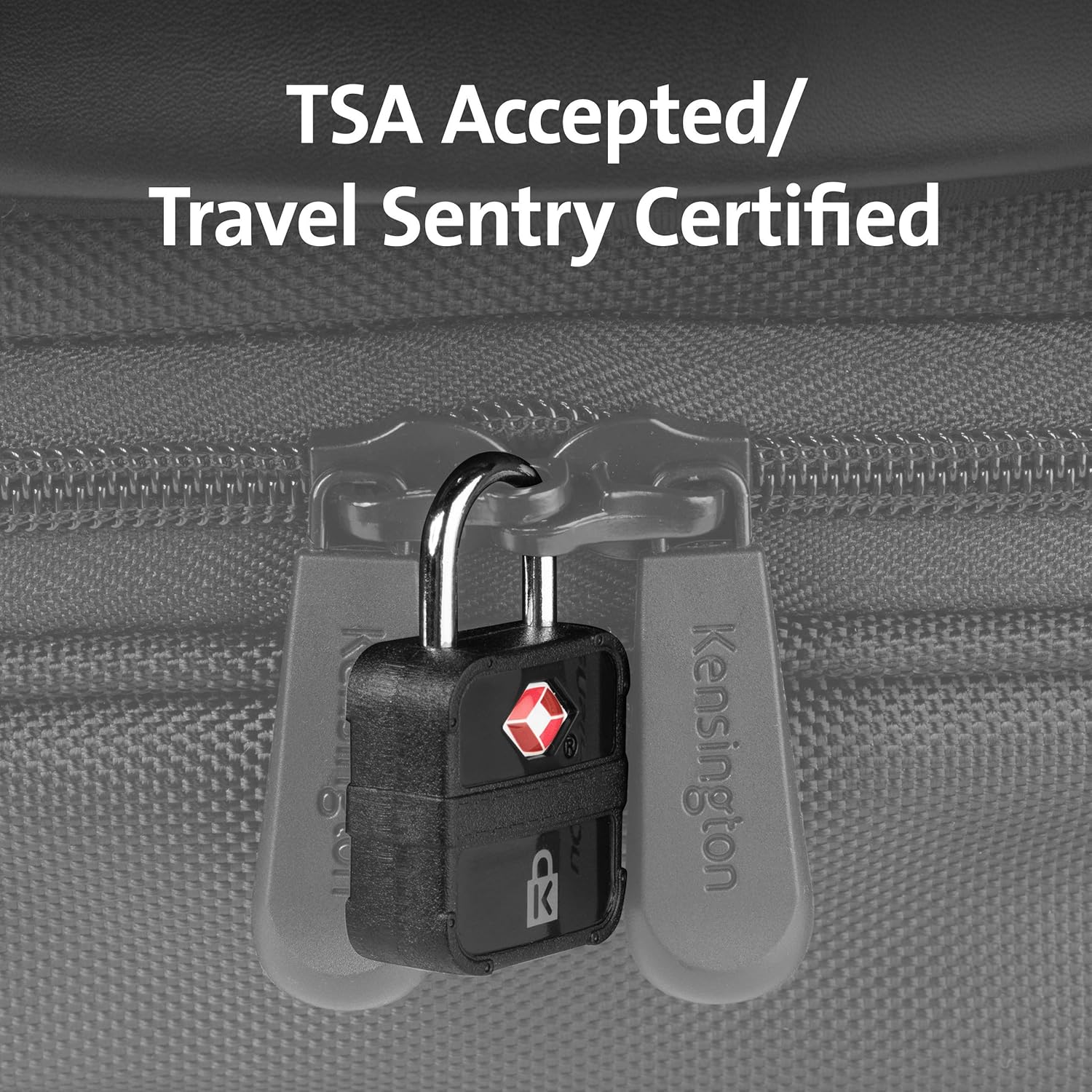 Kensington TSA Approved Keyed Luggage Lock — 4-Pack (K66102NA)