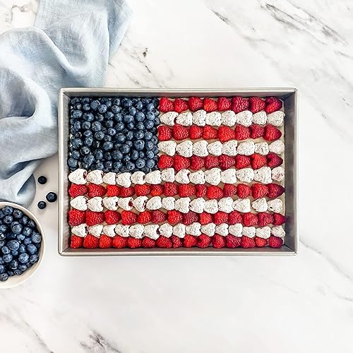 Miniatura 4 de USA Pan Bakeware - Molde rectangular para tartas 9 x 13 pulgadas revestimiento antiadherente y de liberación rápida fabricado en los Estados Unidos