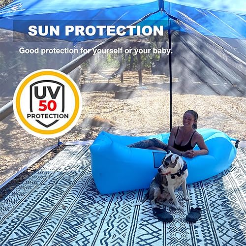 Miniatura 3 de ALPHA CAMP Tienda de campaña de pantalla de 13 x 9 pies para la casa, tienda de campaña, tienda de campaña al aire libre, malla de red, toldo para