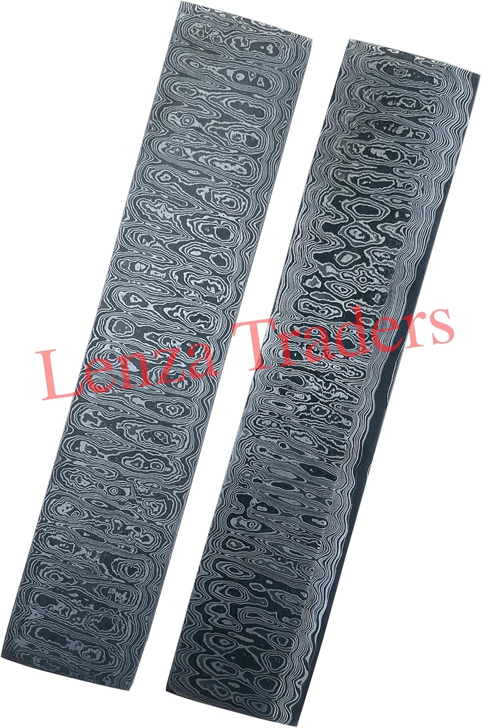 Lenza San Mai Ladder Damascus Bar Billet Ladder San Mai Bar Billet Steel 10"x2"inch Bush Crafts Knife Making Handmade