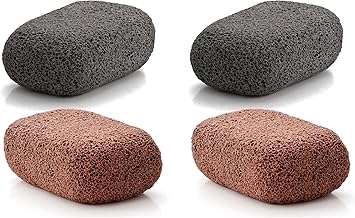 Vulcan - Pumice Stone for Feet and Hands - Pack of 4