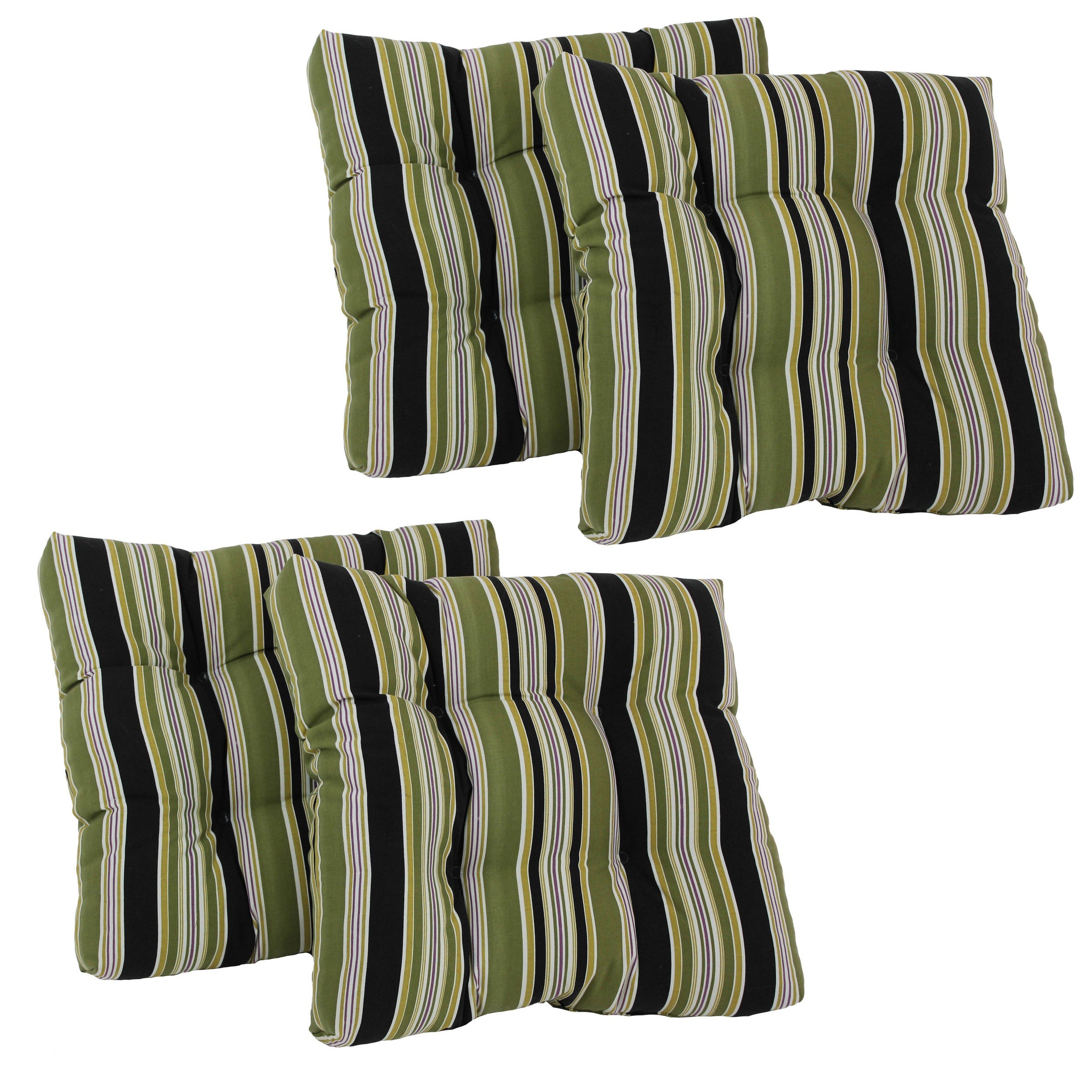 Amazon.com : Blazing Needles Outdoor 19-inch Square Chair Cushion