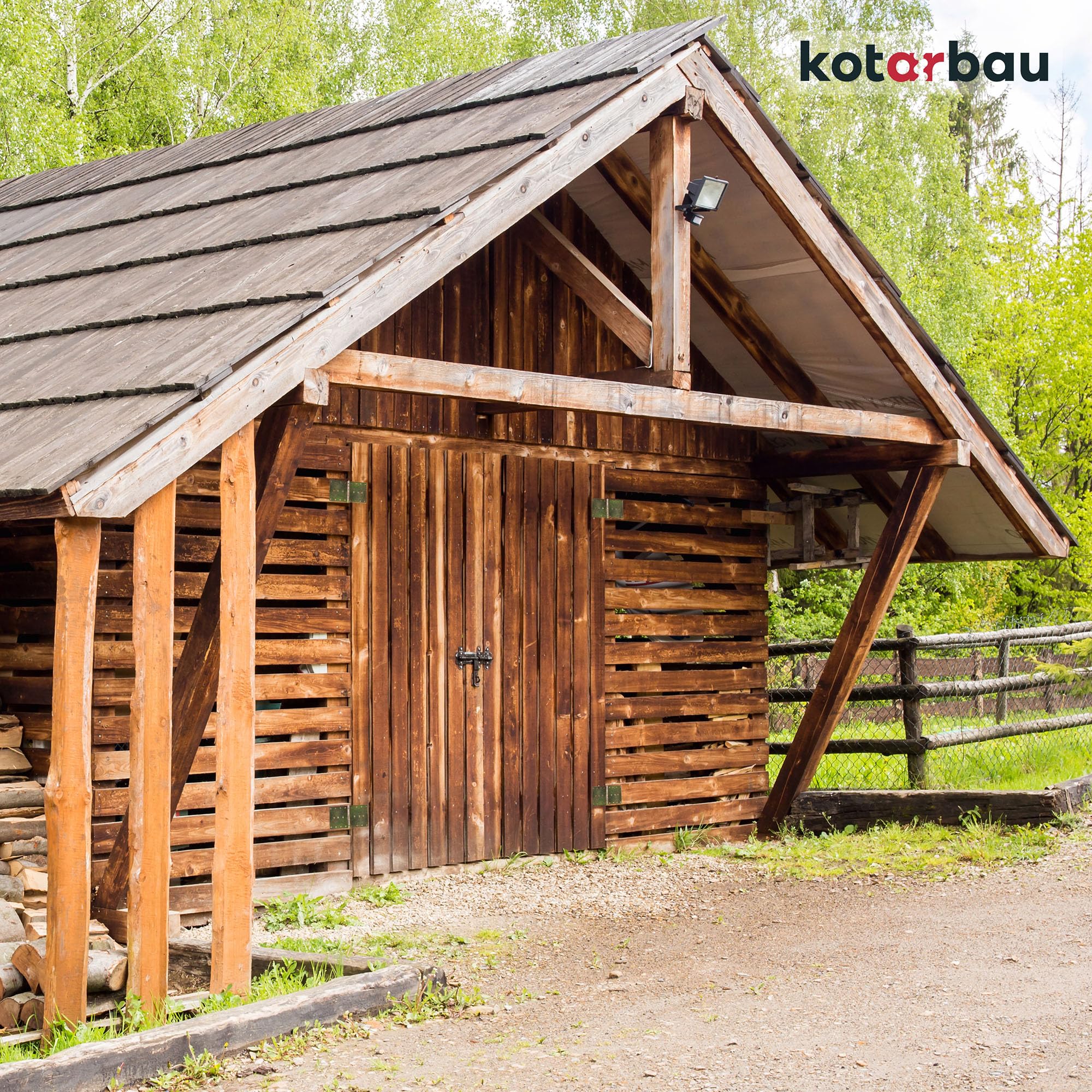 KOTARBAU® Lot de 10 charnières de porte - Roulées - 100 x 200 mm - Galvanisées robustes