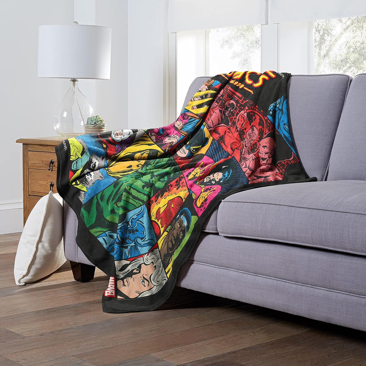 Northwest Marvel Classic/Comic Heroes Silk Touch Throw Blanket, 50" x 60", Making History