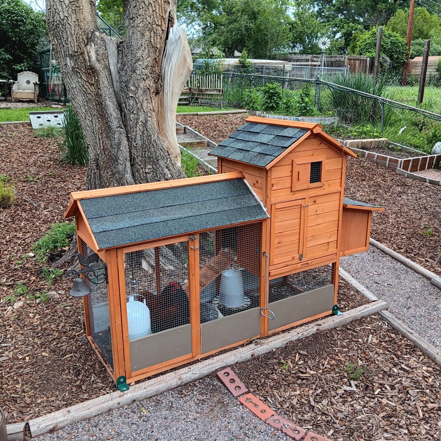 40/mo Finance Best Choice Products 80in Outdoor Wooden Chicken Coop